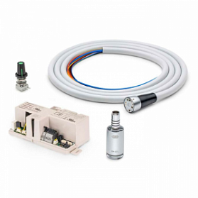 Встраиваемый электромотор EM-12 L с аналоговым контроллером мотора MC-1.0, с поворотным регулятором