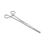 Зажим гинекологический к/о зубчатый прямой №3 220 мм