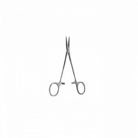 Зажим кровоостанавливающий типа "Москит" изогнутый по ребру, Ворсма