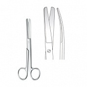 11-105-14-07 OPERATING SCISSORS, BL/BL, CVD., 14.5 CM