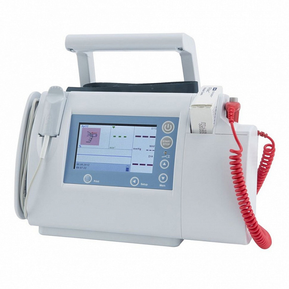 Диагностический кардио монитор Ri-Vital spot-check (PEARL стандартная и увеличенная манжета, SpO₂, сенсор взрослый, ri-thermo N) Riester