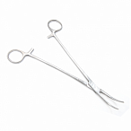 Зажим артериальный и лигатурный по Оверхольту, 21 см