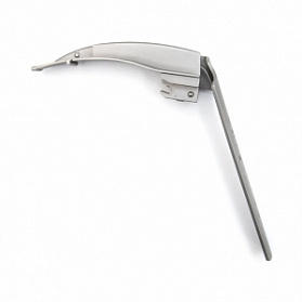 Клинок ларингоскопа MEGALIGHT FLAPLIGHT №2 F. O. с подвижным наконечником, с интегрированным световодом KaWe