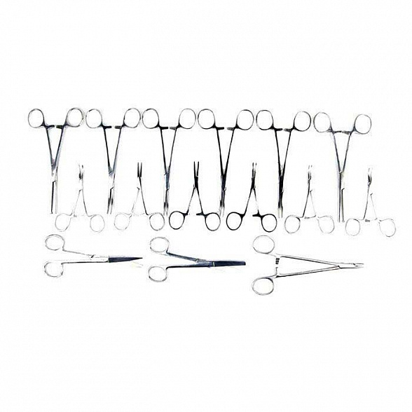 Большой хирургический ветеринарный набор со стерилизатором