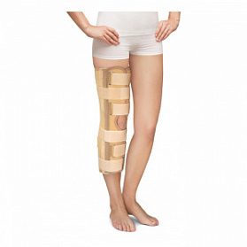 Бандаж фиксирующий коленный усиленный (тутор) модель 0808