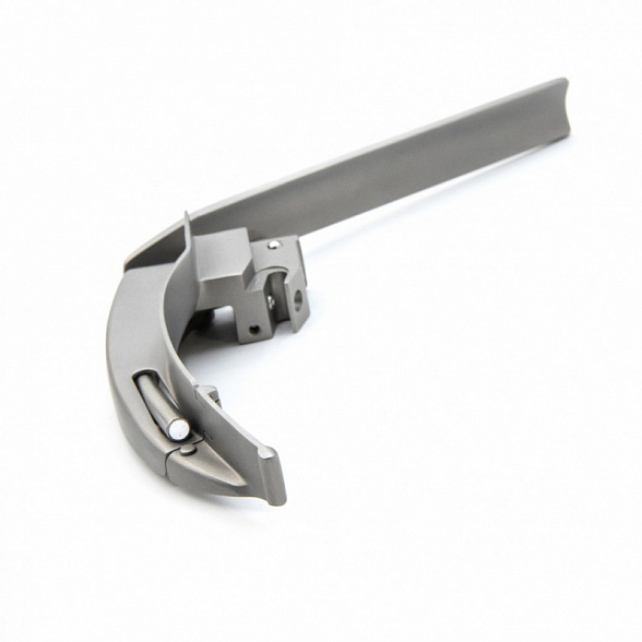 Клинок ларингоскопа FLAPLIGHT №2 F. O. с подвижным наконечником, со сменным световодом KaWe