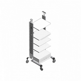 Стойка эндоскопическая аппаратная Модель 7510 (7510Ш)