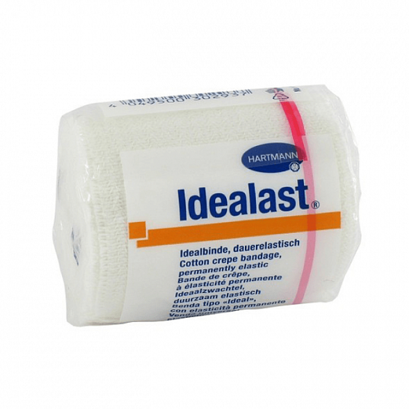IDEALAST color cohesive - Когезивный бинт голубой 4 м х 8 см