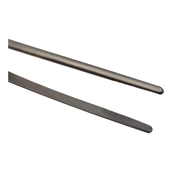 Пинцет ушной горизонт, изогнутый 110 мм (П-24s)