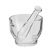 Ступка с пестиком, стеклянная, D=120 мм