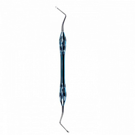 Распатор двусторонний стоматологический, ширина первой рабочей части 2,2 мм., ширина второй рабочей части 2,2 мм. общая длина 178 мм, рабочая часть - нержавеющая сталь, рукоятка - титан