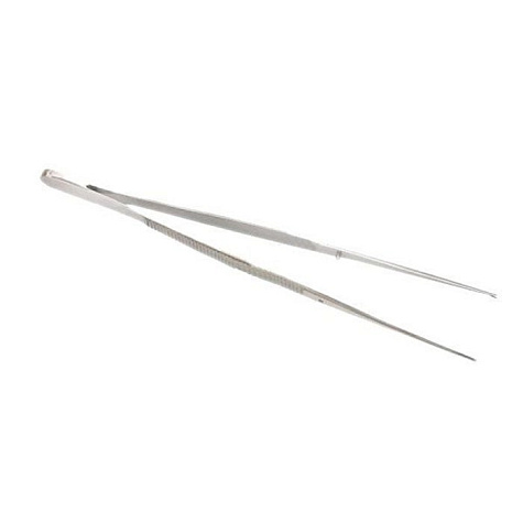 Пинцет анатомический глазной изогнутый по Graefe 100х06 мм Sammar