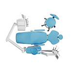 Diplomat Lux DL320 - стоматологическая установка с нижней подачей инструментов