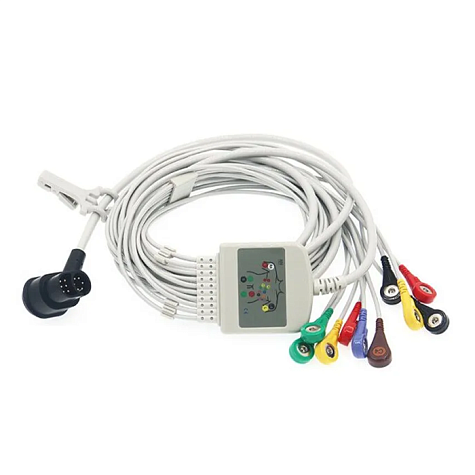 Кабель ЭКГ 10-жильный (12 отведений) в комплекте ZOLL
