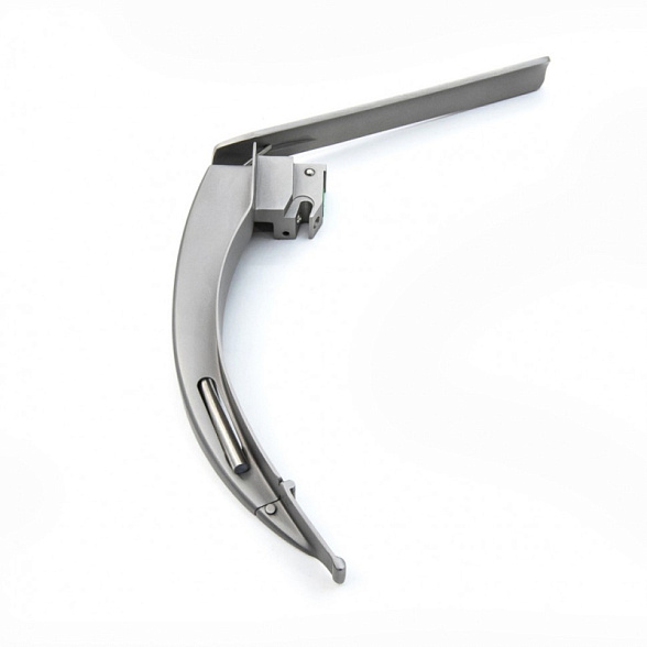 Клинок ларингоскопа FLAPLIGHT №4 F. O. с подвижным наконечником, со сменным световодом KaWe