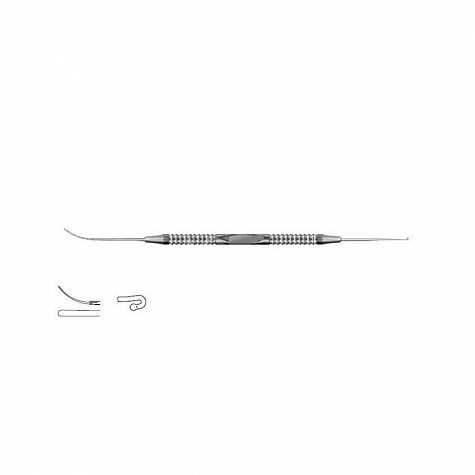 Крючок микрохирургический по VARADY № 4, круглая ручка ПТО Медтехника