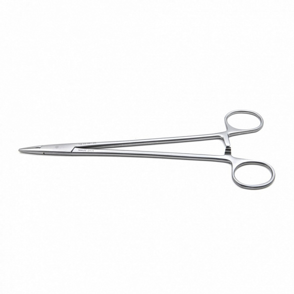 Иглодержатель MAYO-HEGAR, сосудистый, прямой, 200 мм (И-10-5кр), МИЗТ