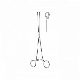 Корнцанг по BERGMANN, прямой, 24 см KLS Martin