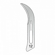 Лезвие для скальпеля, стерильное, № 12 (100 шт) KLS Martin
