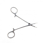 Зажим кровоостанавливающий "Москито", изогнутый для новорожденных, 127мм. Surgiwell