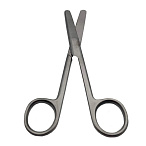 Ножницы тупоконечные прямые 145 мм Surgicon