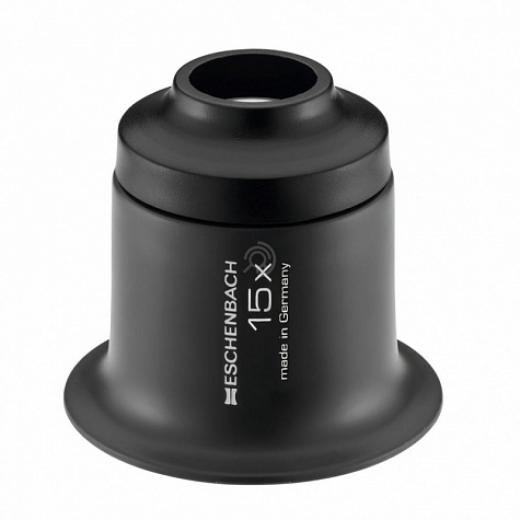 Лупа техническая каменная Eschenbach Stone magnifier, диаметр 13 мм, 15.0х