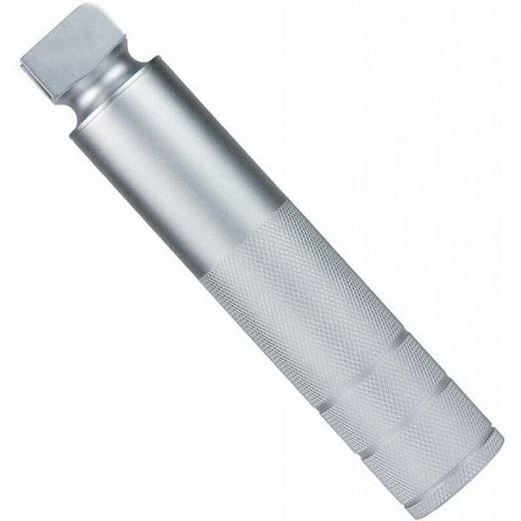 Ларингоскоп с набором клинков Miller (№ 00, 0, 1, 2) на батарейках, лампочка вакумная, прямой клинок