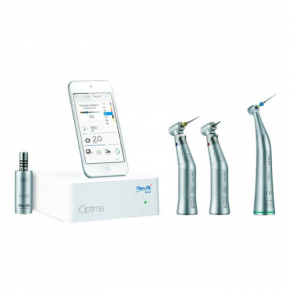 iOptima - прибор управления с функцией эндодонтии для микромоторов без угольных щеток с подсветкой, Bien-Air