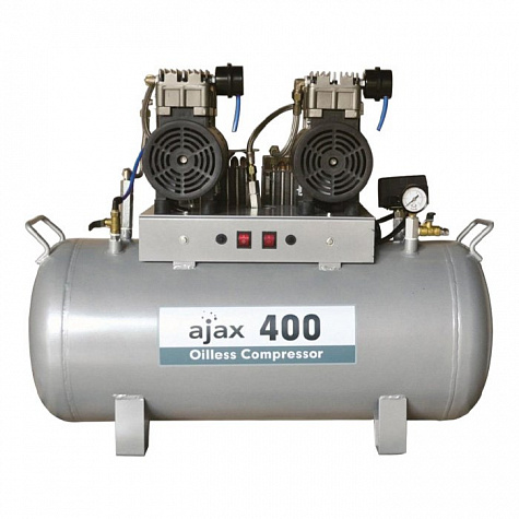 Ajax 400 - безмасляный компрессор для 2-х стоматологических установок