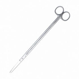 Ножницы CRAFOORD, для глубоких полостей, тупоконечные вертикально-изогнутые, 300 мм (Н-126р), МИЗТ