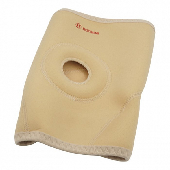 Бандаж фиксирующий коленный модель 0805 размер 2 (бежевый)