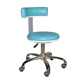 Стул врача «Клер» со спинкой, средний газовый патрон