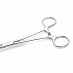 Зажим артериальный по Микстеру-О Шаугнези горизонтально-изогнутый, 180 мм