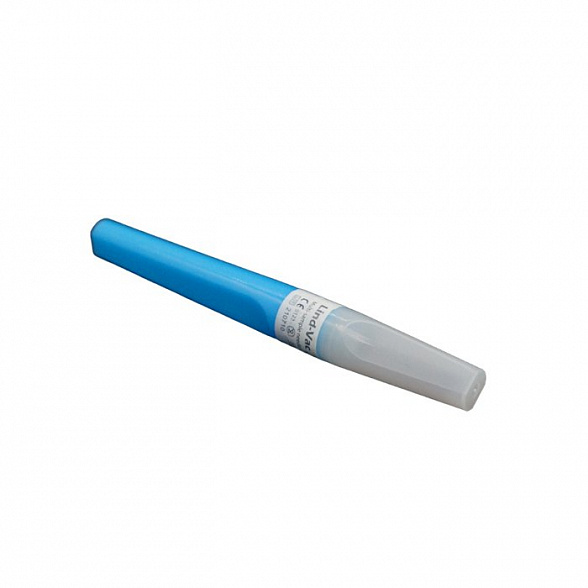 Игла двусторонняя для забора крови с визуальной камерой Lind-Vac 0,6 мм х 25 мм (23G х1''), 50 шт/уп