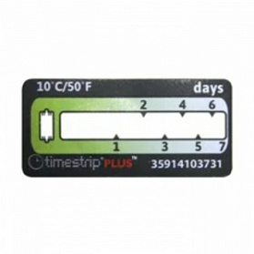 Термохимический индикатор Таймстрип Плюс (7 дней / 10°C) Термохимический индикатор Таймстрип Плюс (7 дней / 10°C)
