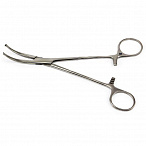 Зажим с кремальерой д/прикрепл. белья к брюшине, 160 мм, детский