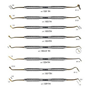 Набор для работы с композитами (8 инстр) Покрытие TiN (Арт: 1500-01 TiN)