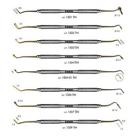 Набор для работы с композитами (8 инстр) Покрытие TiN (Арт: 1500-01 TiN)