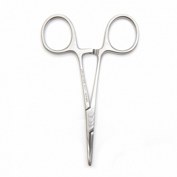 Зажим артериальный Halsted-Mosquito10см, прямой