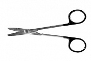 Ножницы хирургические вертикально-изогнутые, 150 мм, твердосплавные