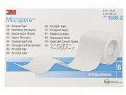 MICROPORE Гипоаллергенный пластырь белый, 5 см х 9,1 м, 6 рул/кор, 3M