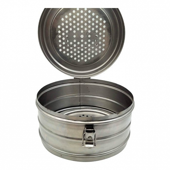 Коробка медицинская стерилизационная с фильтром D-6