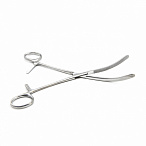 Зажим кишечный эластичный для детей, изогнутый, 175 мм. Surgiwell