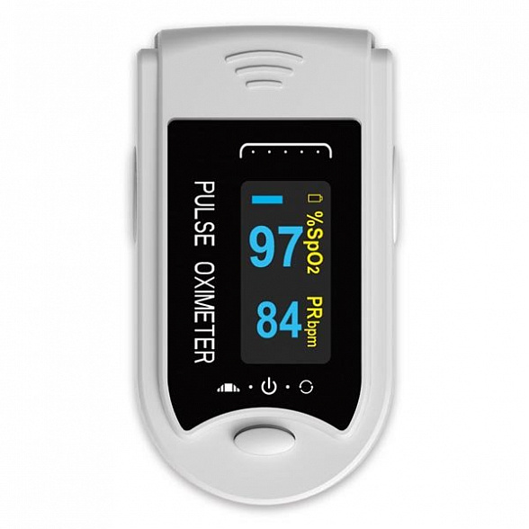 Пульсоксиметр MED-320, автоповорот дисплея, регулир. яркость дисплея, сумка-чехол и шнурок в комплекте