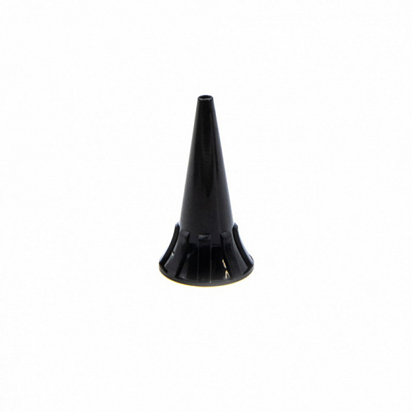 Одноразовая ушная воронка 2 мм, 100 шт./уп. черная для отоскопов e-scope, ri-scope® L1/L2 Riester
