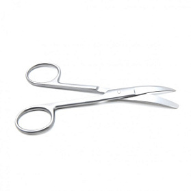 Ножницы STANDARD, с одним острым концом вертикально-изогнутые, 140 мм (Н-3-1р), МИЗТ