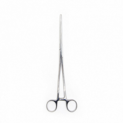 Зажим гинекологический длинный, прямой, 260 мм. Surgiwel