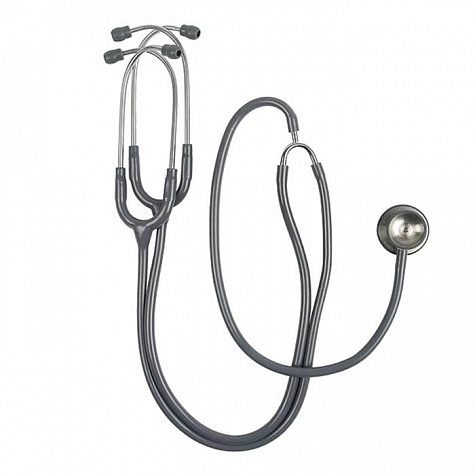Учебный стетоскоп, хромированный, серый Riester