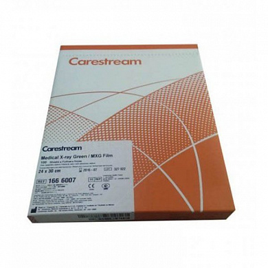 Пленка медицинская рентгеновская Carestream Healt-MXG Film 18 х 43 см 100 л