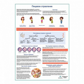 Пищевое отравление, медицинский плакат А1+/А2+ (глянцевая фотобумага от 200 г/кв.м, размер A2+) Пищевое отравление, медицинский плакат А1+/А2+ (глянцевая фотобумага от 200 г/кв.м, размер A2+)